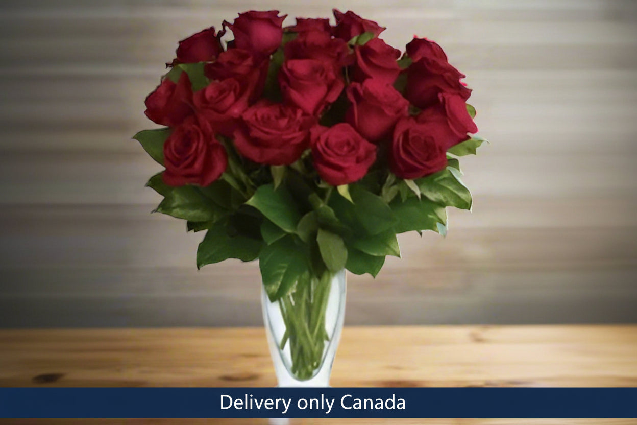Red roses bouquet