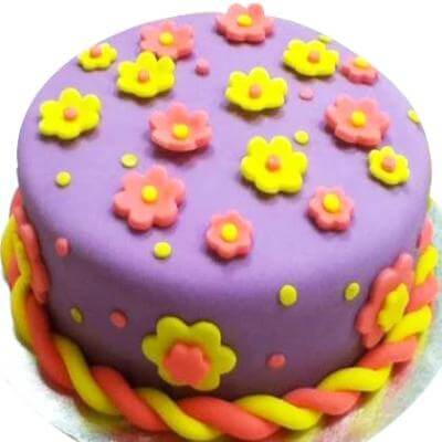 Flowers Cake Fondant