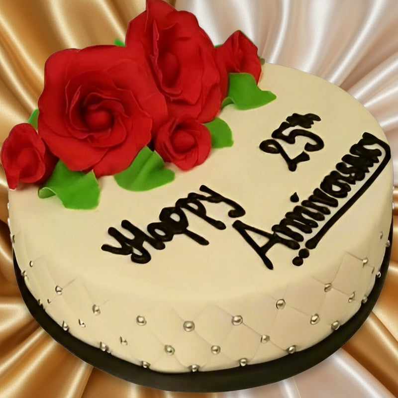 25th Anniversary Cake for Special Moments in India