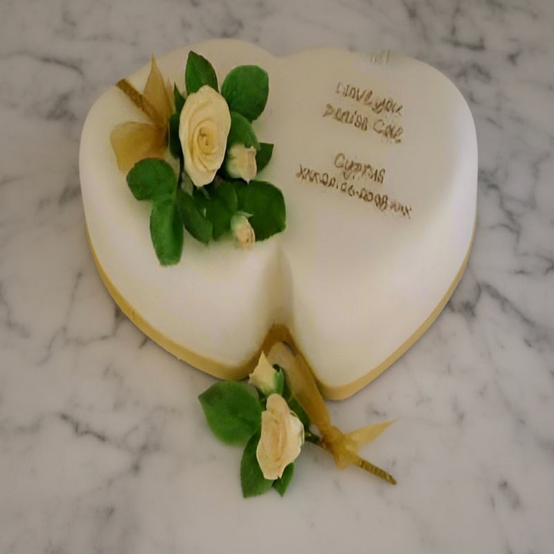 Heart in a Heart Cake