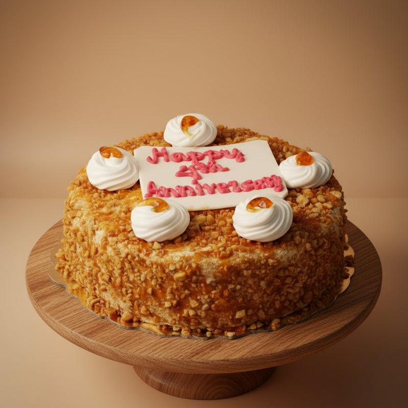 Order Anniversary Butterscotch Cake in India