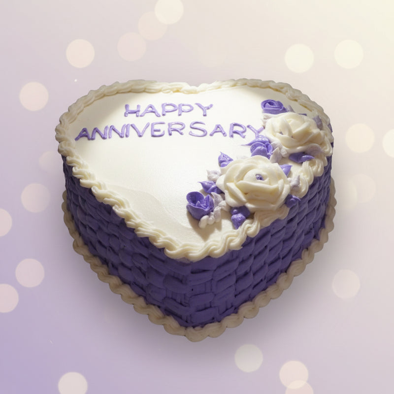 Order Anniversary Love Cake Online in India