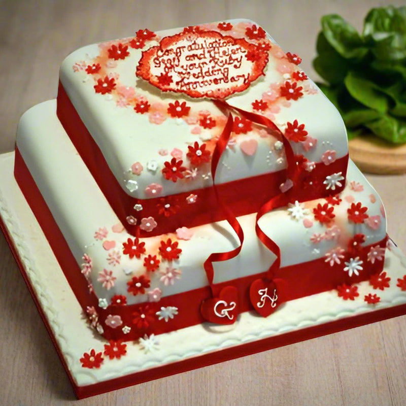 Send Step Cake for Anniversary in India
