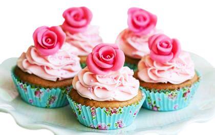 Delicious Cup Cake with Rose nozzle - India