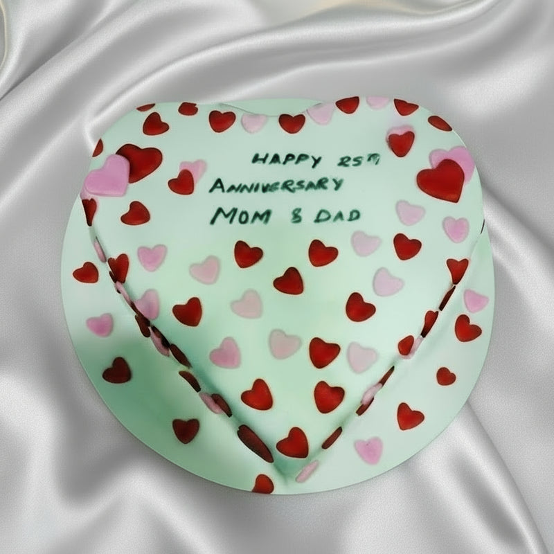 Order 25th Anniversary Cake Online in India