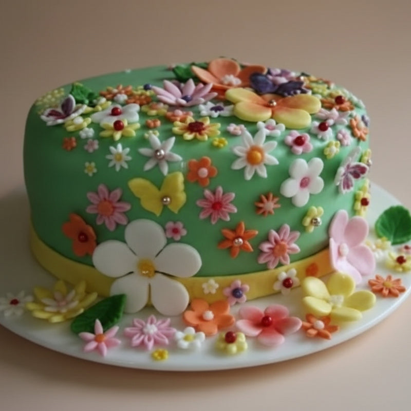 Beauty Flower Cake 1 kg - India