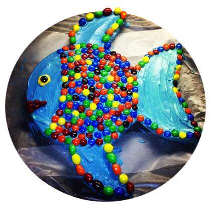 Fish Cake with Gems - India