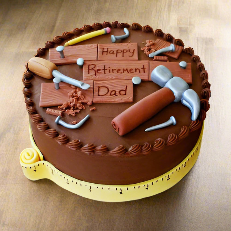 Order Retirement Cake Online - Chocolate Cake India