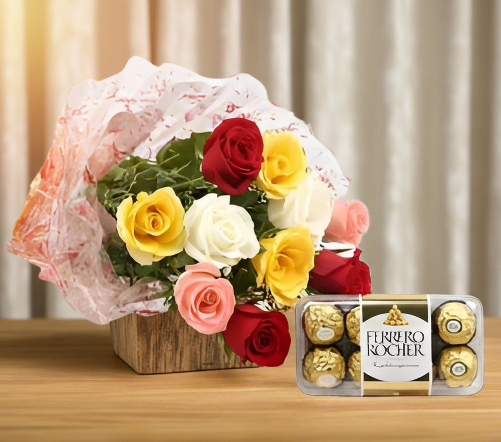 Ferrero and Multi Roses – India