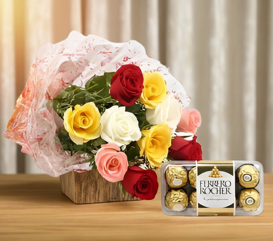 Ferrero and Multi Roses – India