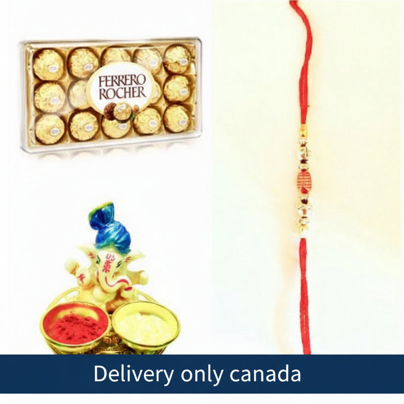 Rakhi Thali with Ferrero rochers - Canada