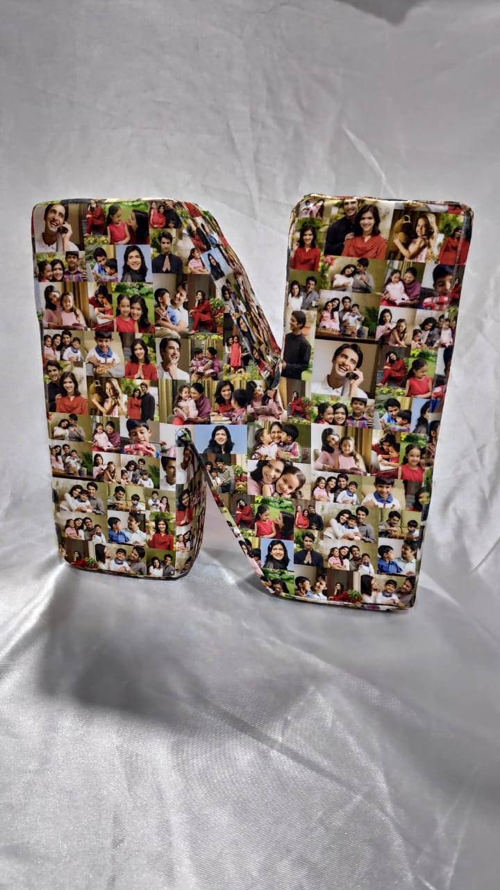 3D Alphabet Pillow – India
