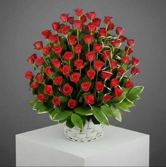Giant Basket of Roses – India