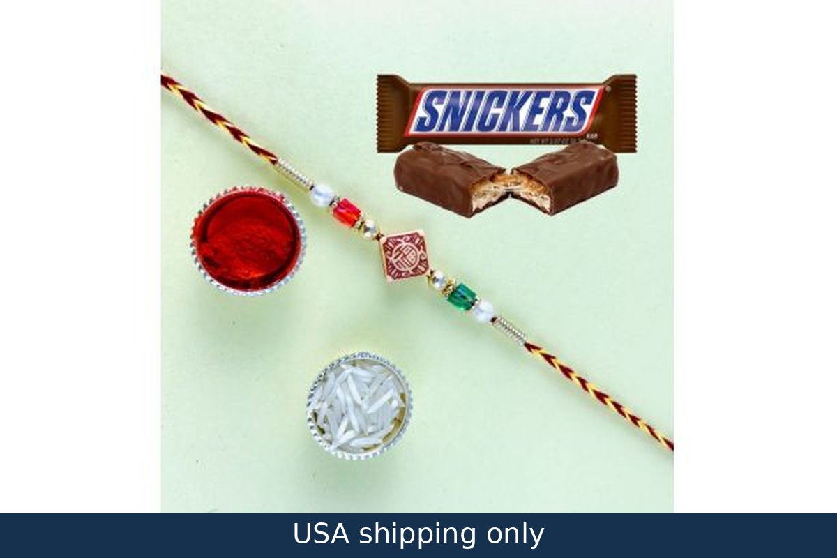 Rakhi with Snickers Bar - USA
