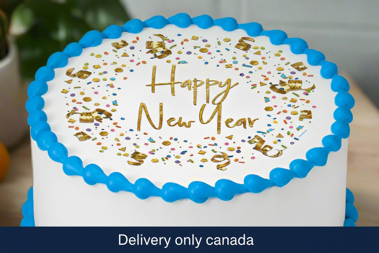 Happy New Year Cake - Canada Delivery