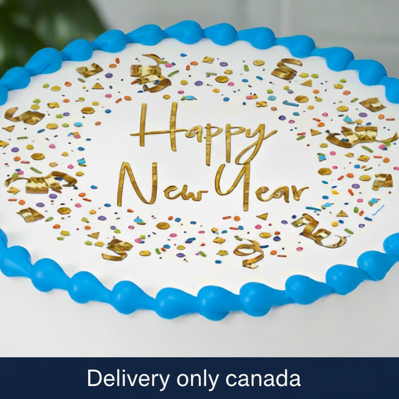 Happy New Year Cake - Canada