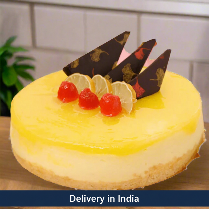 Lemon Cheese Cake - 1kg - India