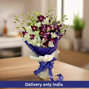 Lavender and White Orchids - India
