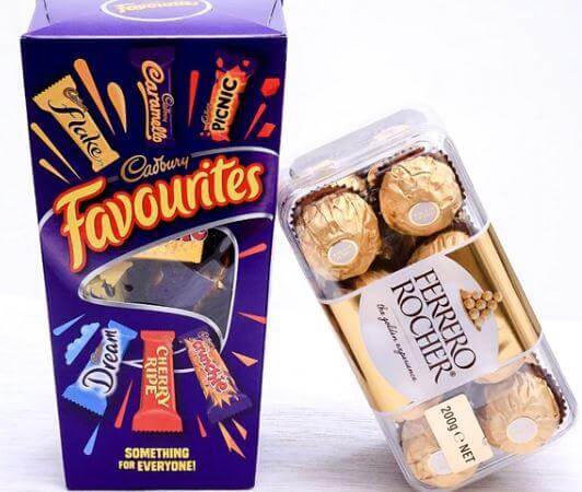 Cadbury's Favourite Chocolate & Ferrero Rocher Hamper - FOR NEW ZEALAND