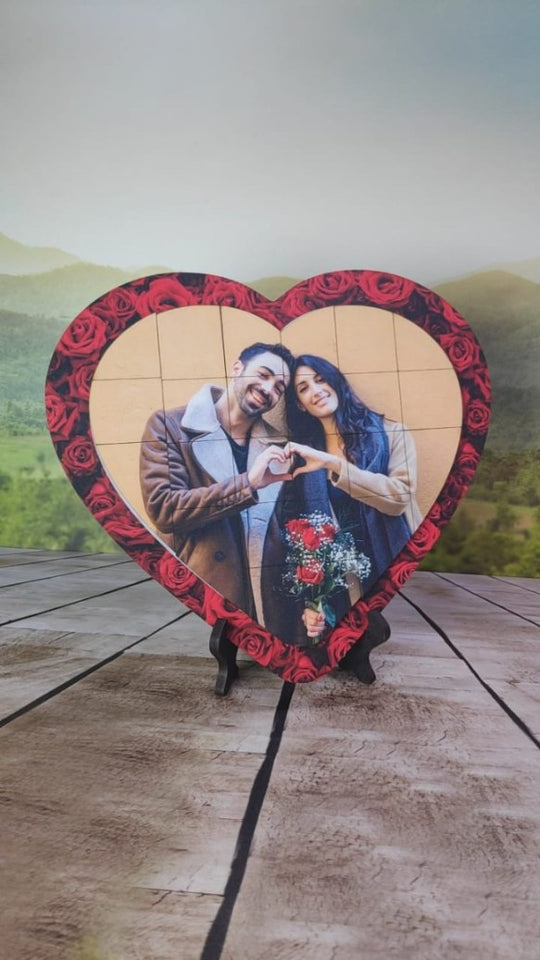 Heart Shape Photo Magnet, Gifts – India