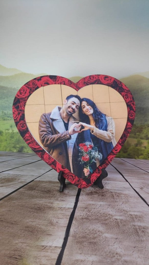 Heart Shape Photo Magnet, Gifts – India
