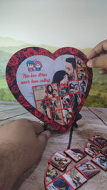 Heart Shape Photo Magnet, Gifts to India