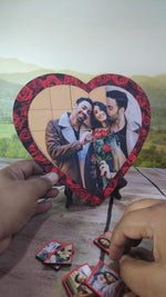 Heart Shape Photo Magnet, Gifts to India