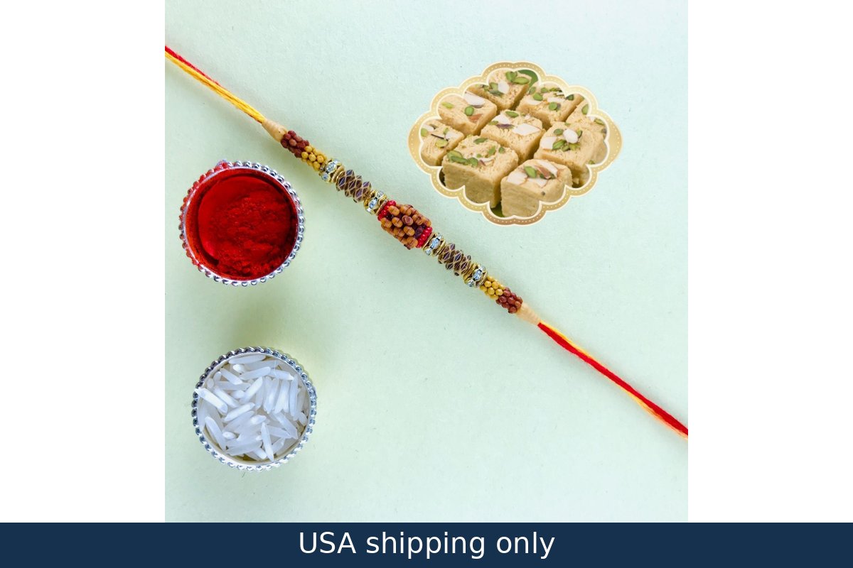 Rakhi with Soan Papdi USA-24