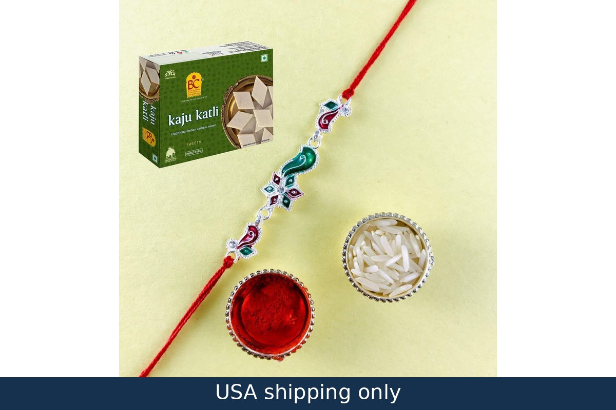 Rakhi with Kaju Katli USA-23