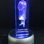 3D Crystal cube - 5l X 5w X 15h - India