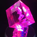 Crystal Cut Cube - Personalized