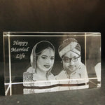 Rectangular Crystal Cube 5x5x8