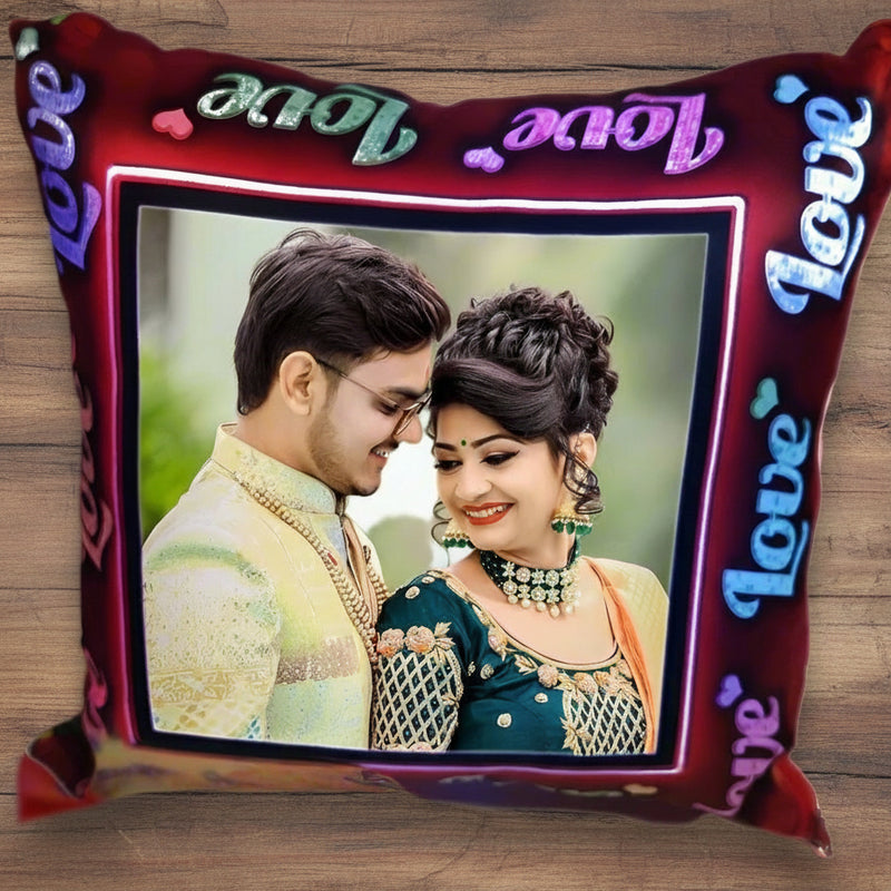 Love Magic Led Pillow  - India