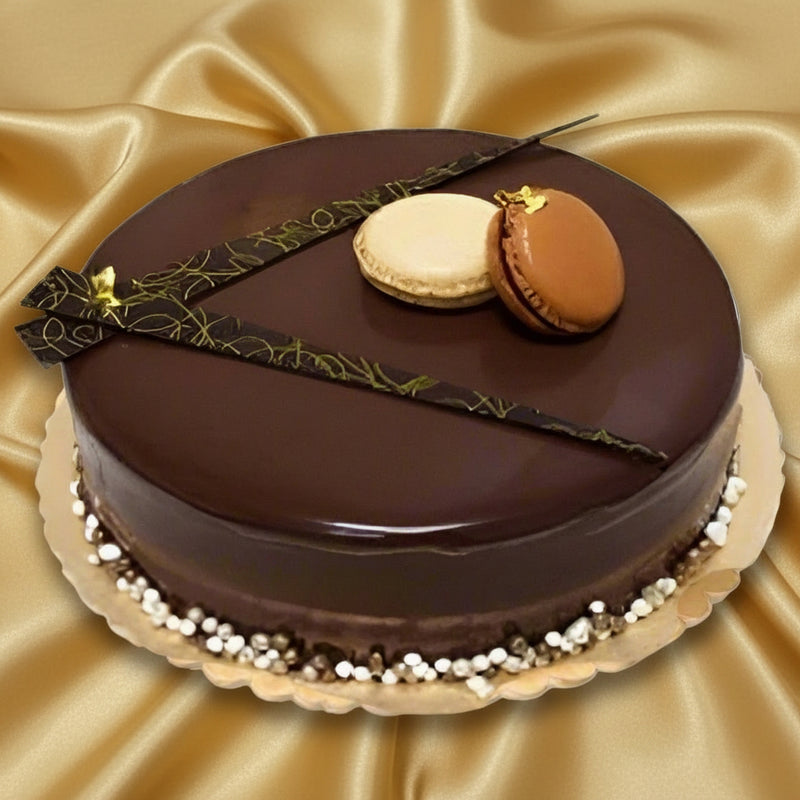 Macroon Chocolate Truffle Cake