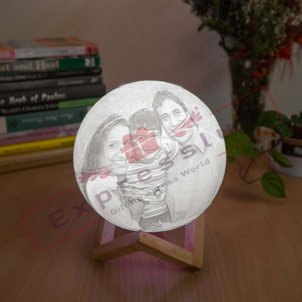 Personalised Moon Lamp – India