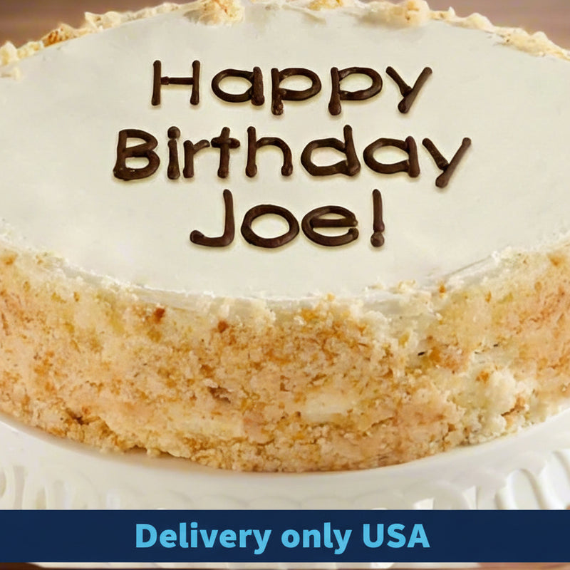 Personalized 10-inch Vanilla Cake - USA