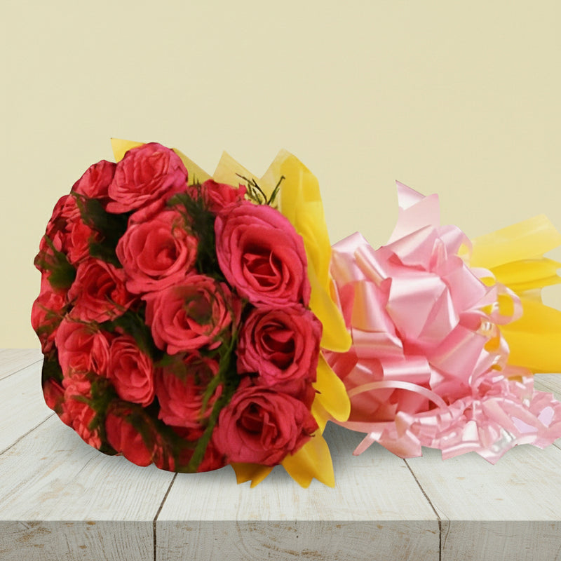 Send Perfect Fusion of Roses to India - Online Delivery