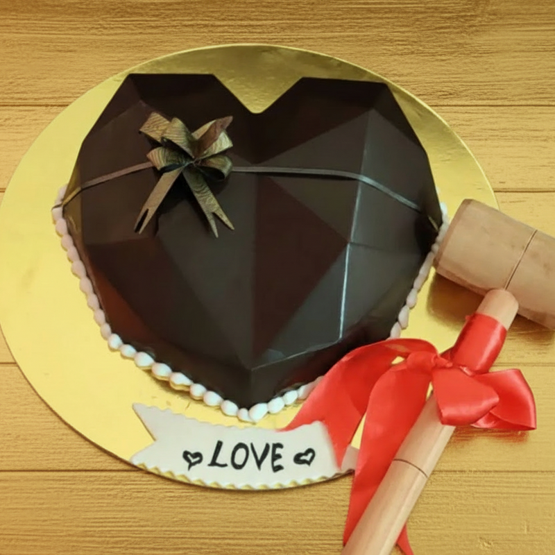 Heart Pinata with Bow