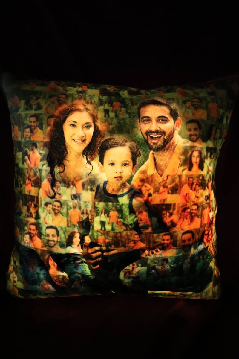 LED Cushion With Magic Mosaic – India