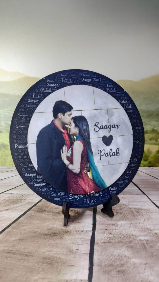 Round Magnet Puzzle - Moon Design – India