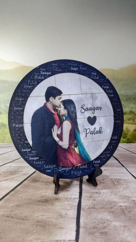 Round Magnet Puzzle - Moon Design - India