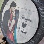 Round Magnet Puzzle - Moon Design - India