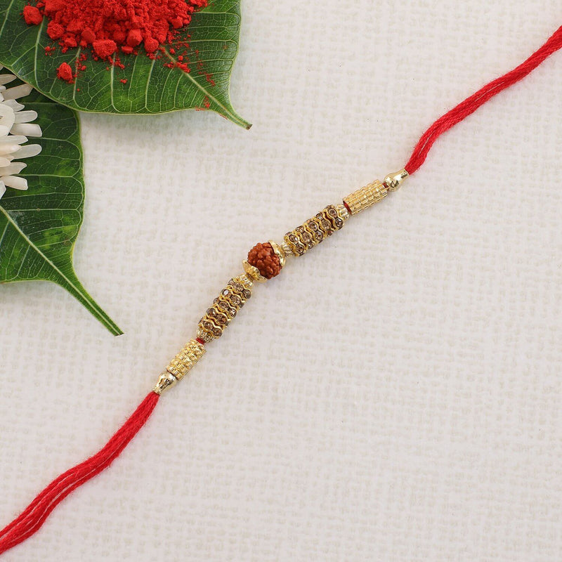 American Diamond Single Rudraksha  To UK
