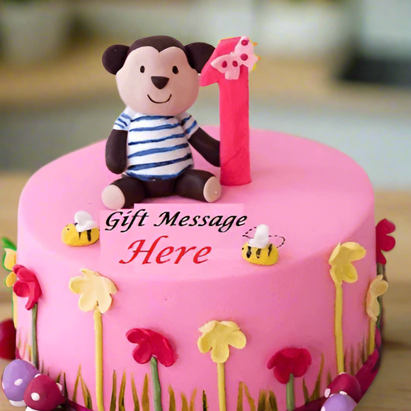 Send First Birthday Cake to India - Online Delivery