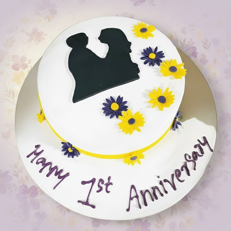 First Anniversary Surprise Cake - India