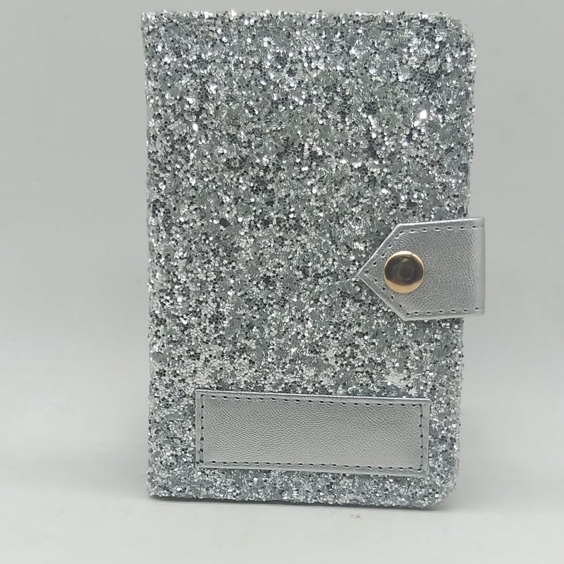 Shinny white passport hodler