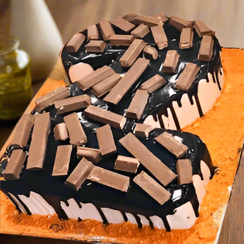 Send Chocolate Cake Online - 2 Designs in India