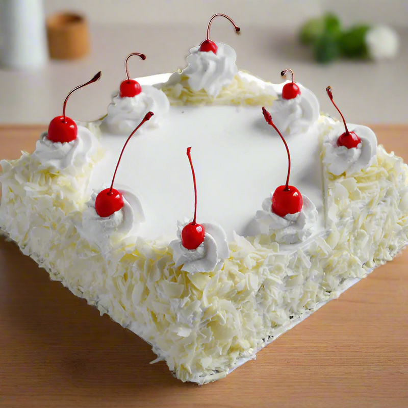 Send Creamy White Chocolate Cake Online in India