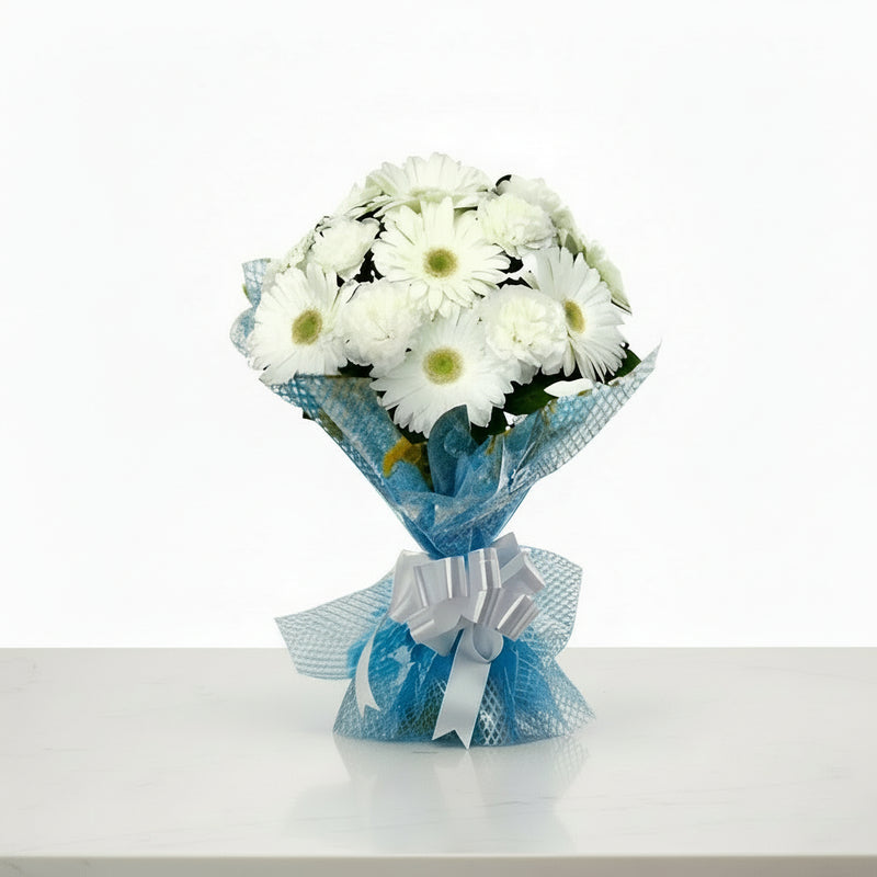 Send White Gerberas to India - Online Flower Delivery