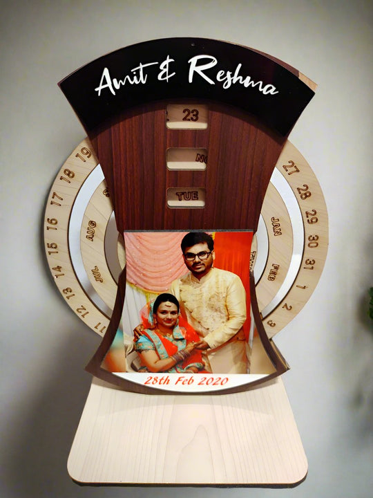 Wooden Calendar – India